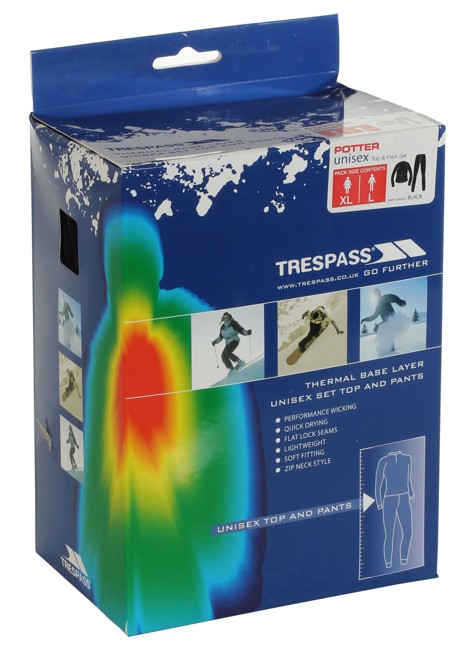Trespass Potter skiundert�j, s�t. Voksen/unisex