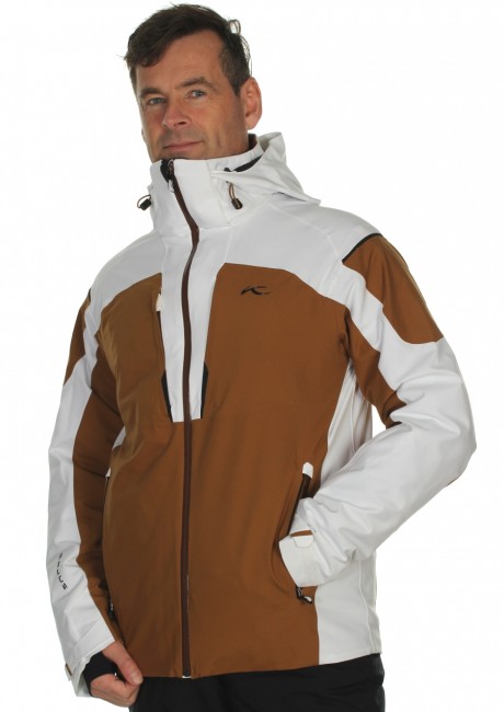 Kjus Booster skijakke, herre, rubber/white