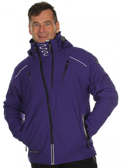 DIEL Alpine herrejakke, lilla