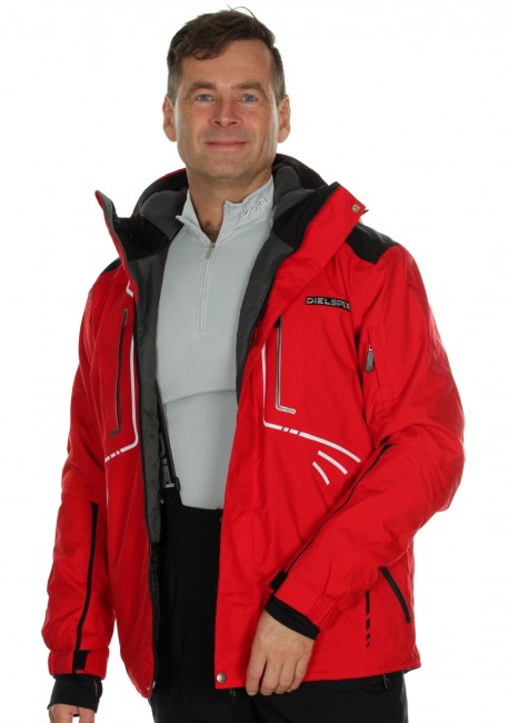 DIEL Ultra skijakke, r�d, herre