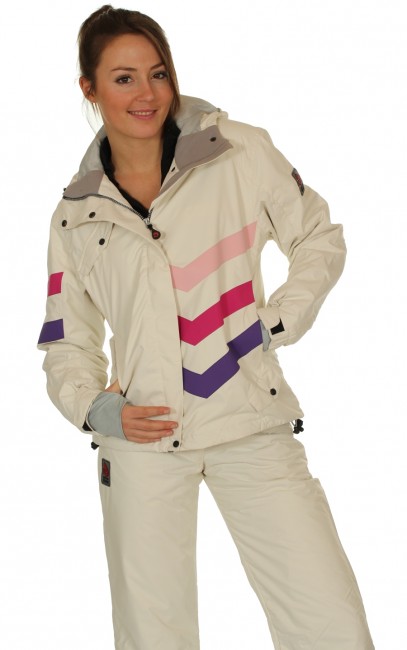 DIEL Demon dameskijakke, r�hvid
