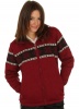 Kama norsk sweater m. h�tte, dame