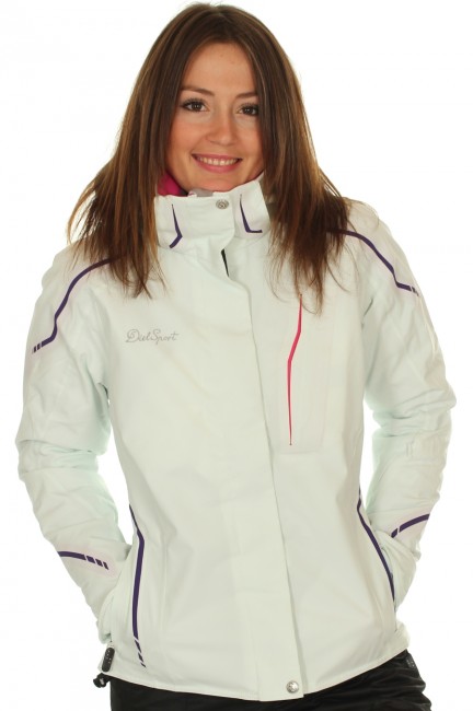 DIEL Alpine dameskijakke, r�hvid