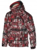 DIEL Sport skijakke, junior, abstrakt r�d