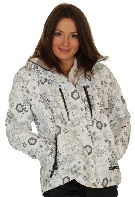 DIEL Ultra skijakke, dame, hvid/gr�