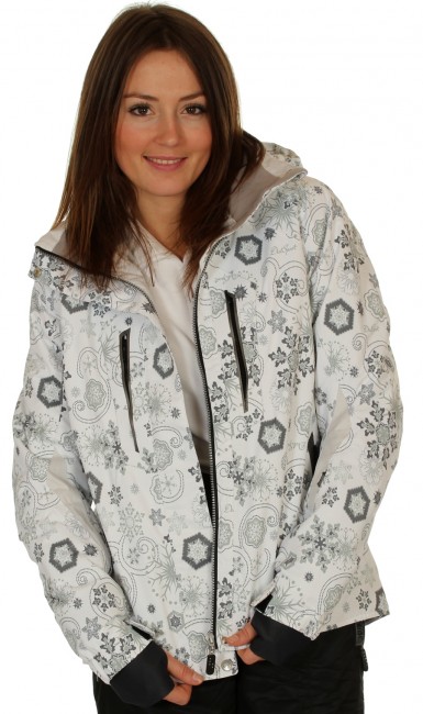 DIEL Ultra skijakke, dame, hvid/gr�