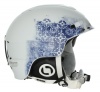 Bliss DTR skihjelm, White/print