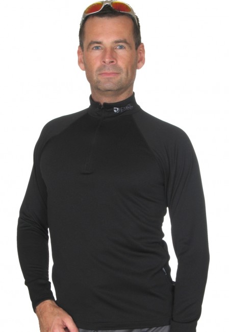 DIEL Fieldsensor T-neck, herre (sort el. gr�)