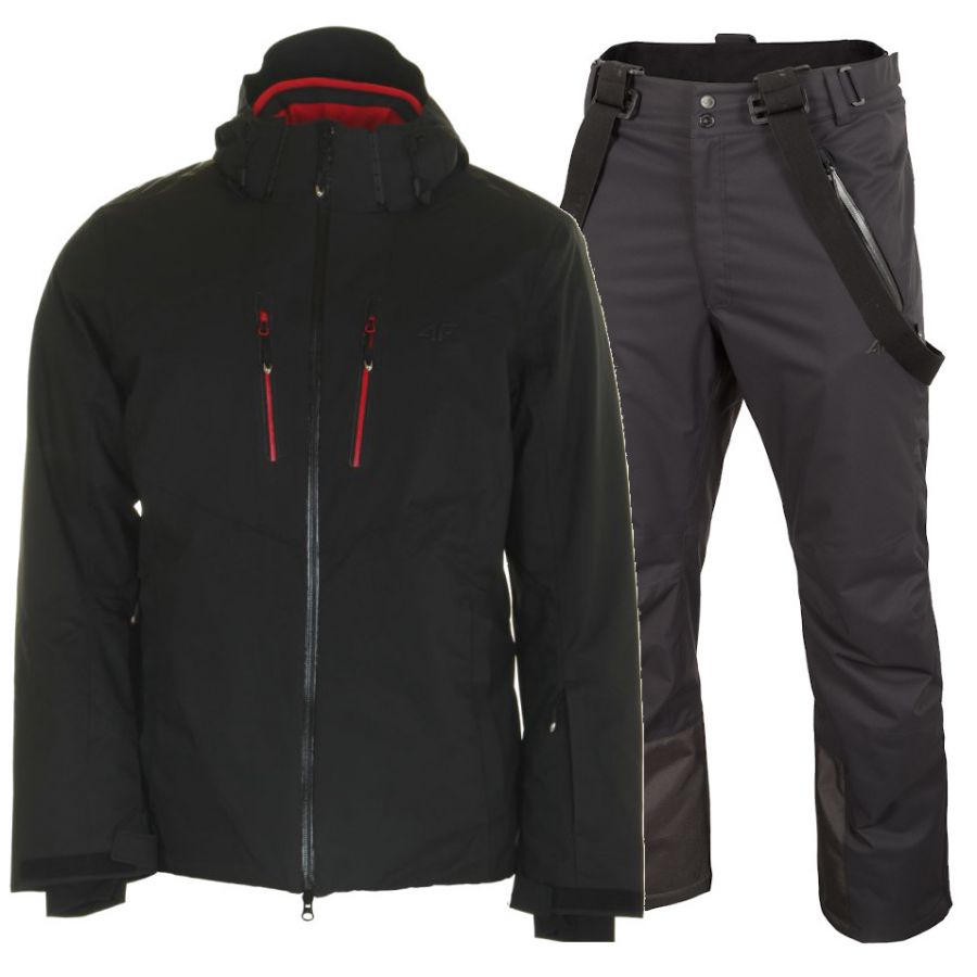 4F Adam, Softshelljakke, Herre, Black 4F Adam, Softshelljakke, Herre, Black