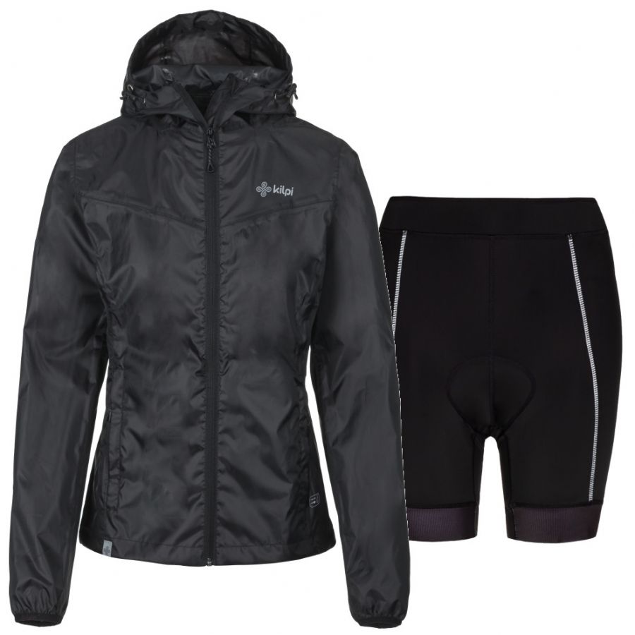 Kilpi DeneriPressure, Cykeltøy, Dam, Black Kilpi Deneri W Regnjakke, Dame, Black