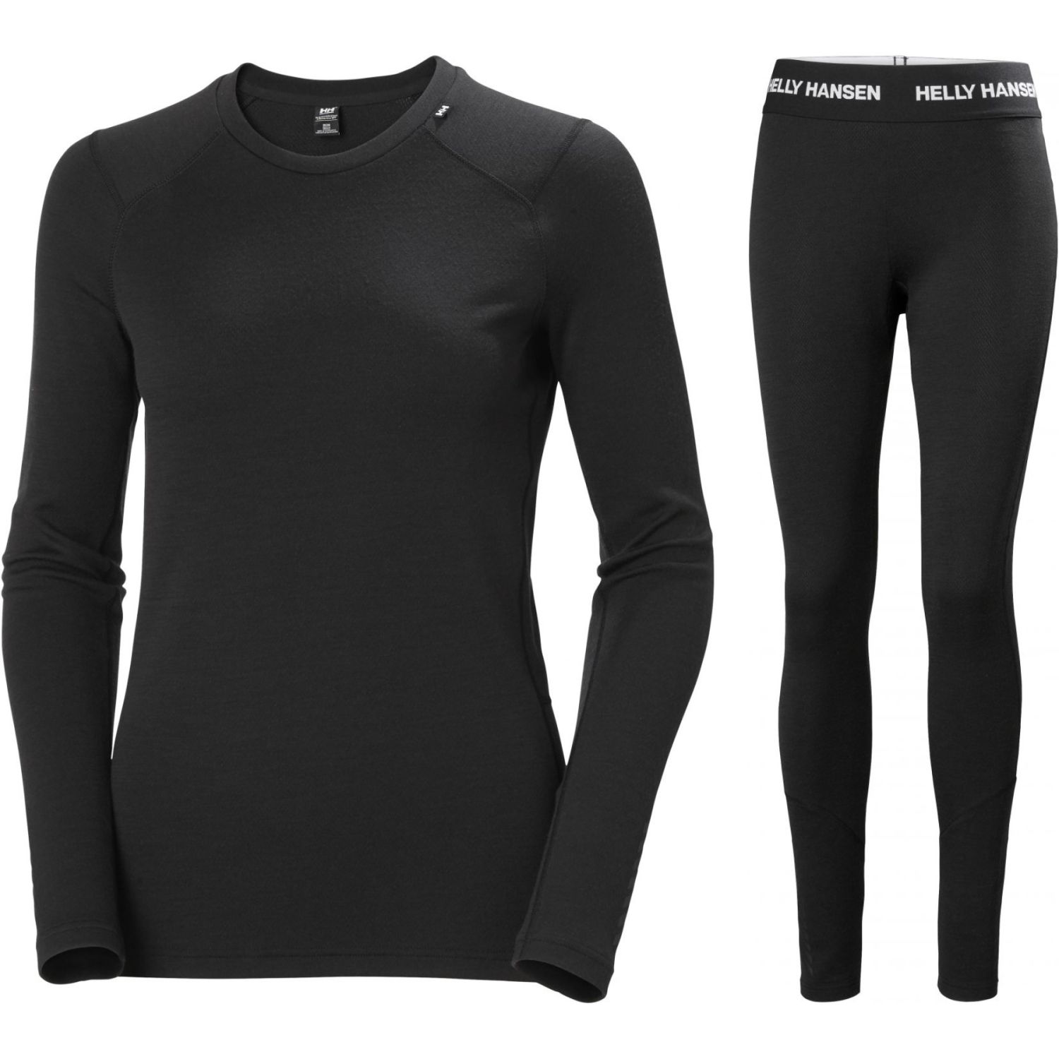Helly Hansen Lifa Merino Midweight, sæt, dame, sort