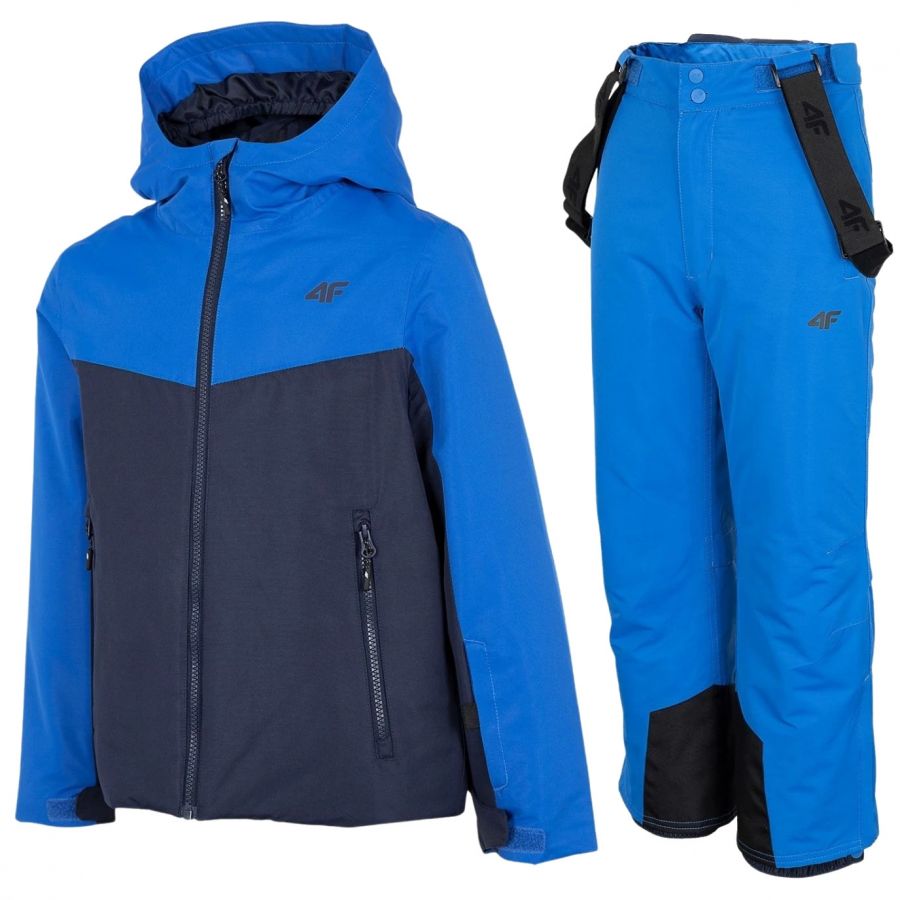 4F Liam/August, ski set, junior, dark blue