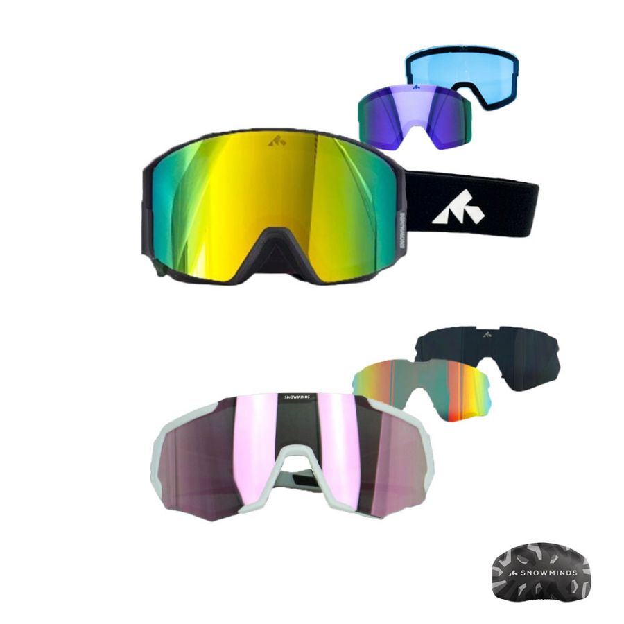 The Eyewear Package, White Out, Magic Retro & Gogglesoc