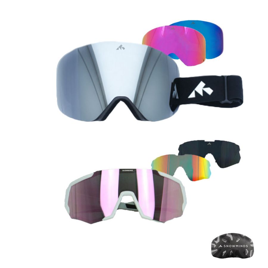 The Eyewear Package, White Out, All Inclusive Magnet & Gogglesoc