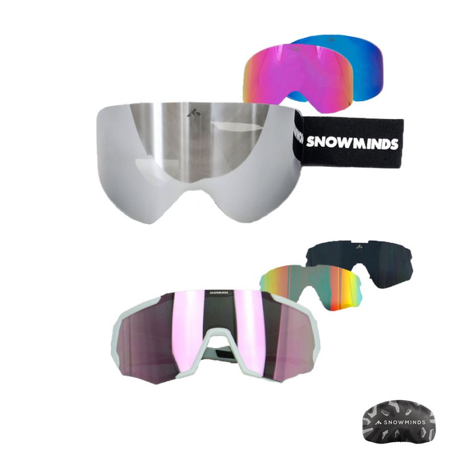 The Eyewear Package, White Out, Orginal Text & Gogglesoc