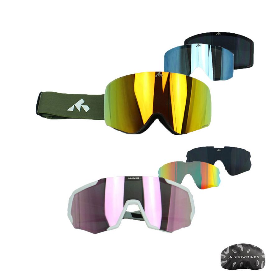 The Eyewear Package, White Out, Small Original & Gogglesoc