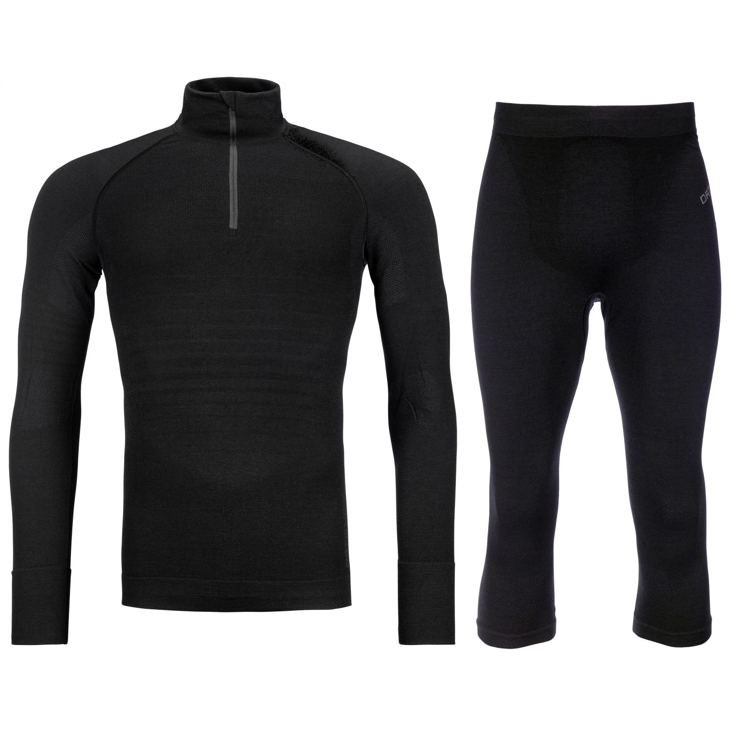 Ortovox 230 Competition 1/2 zip / 3/4 pant, sett, herre, svart