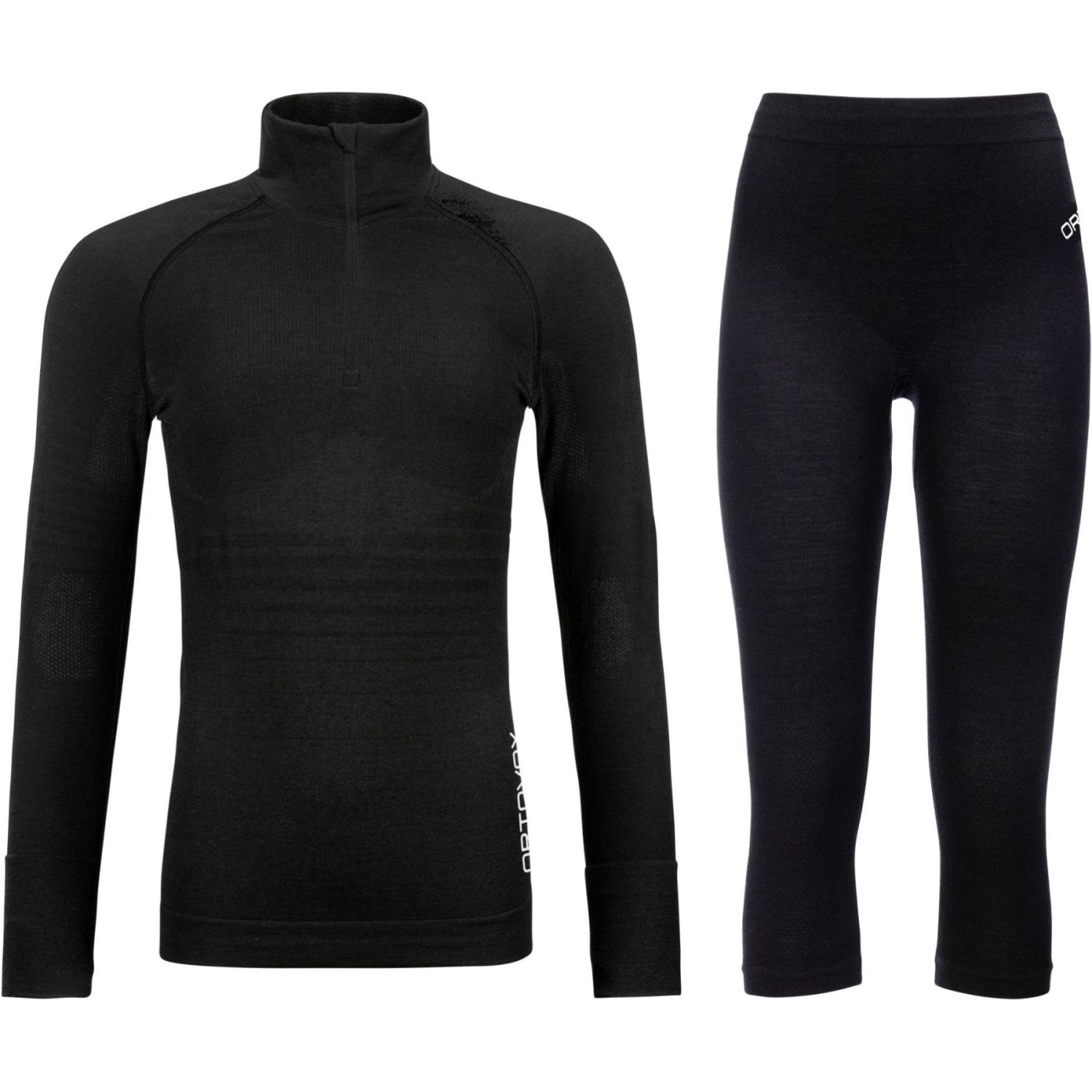 Ortovox 230 Competition 1/2 zip / 3/4 pant, sæt, dame, sort