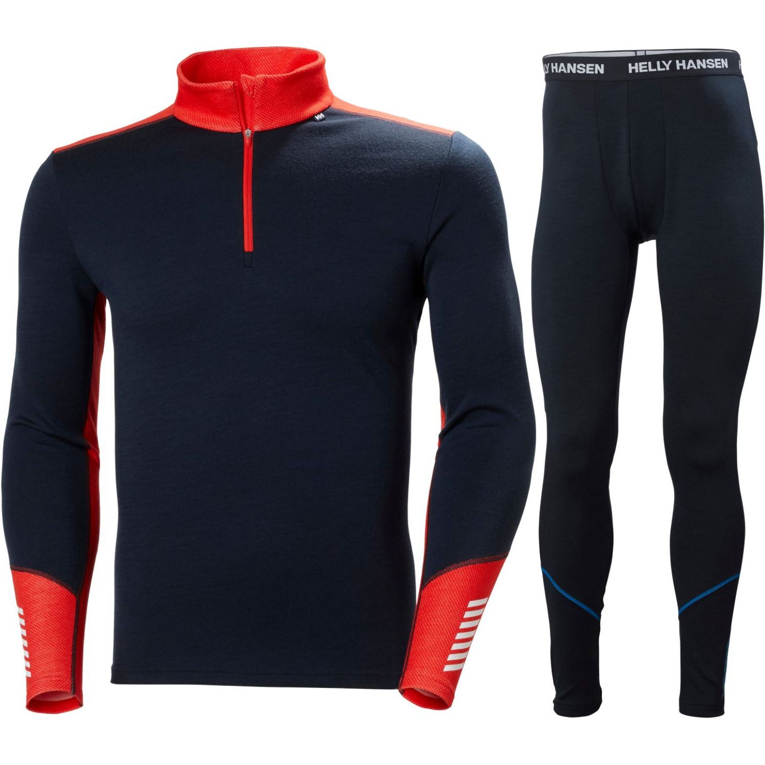 Helly Hansen Lifa Merino Midweight 1/2 Zip Set, herre, navy