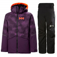 Helly Hansen Stellar, ski set, junior, purple