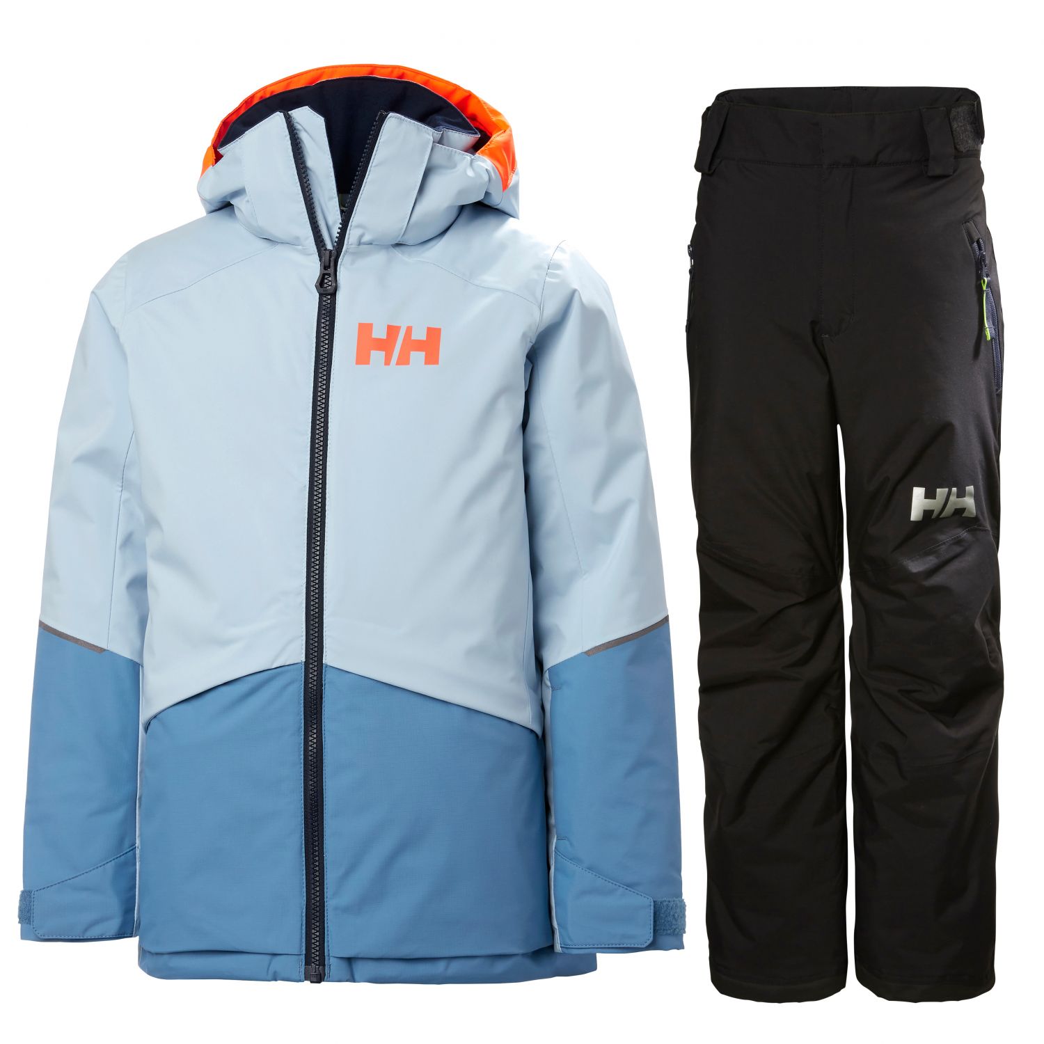 Helly Hansen Stellar, ski-ensemble, junior, gris bleu