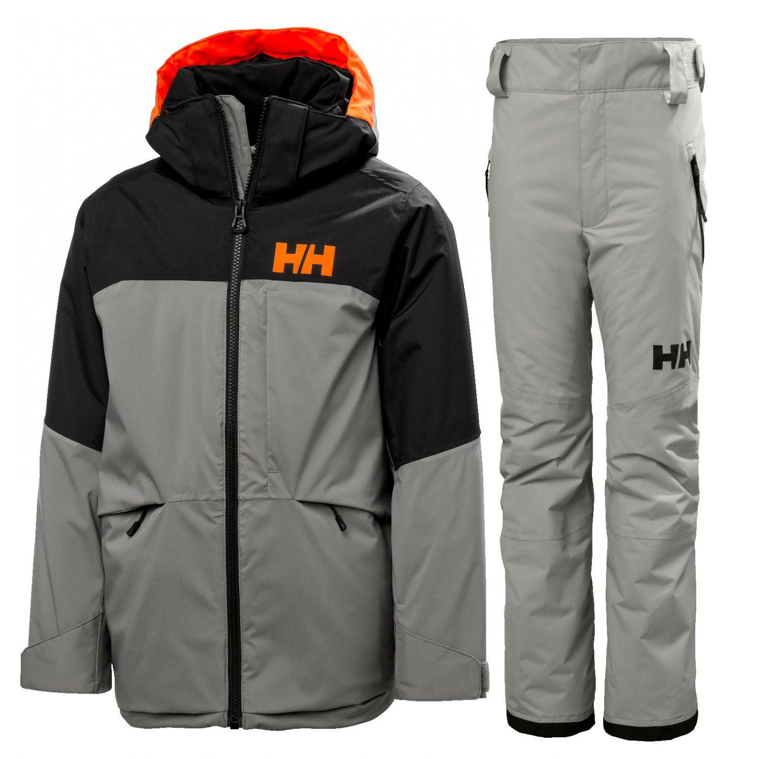 Helly Hansen Summit/Legendary skisæt, junior, grå thumbnail