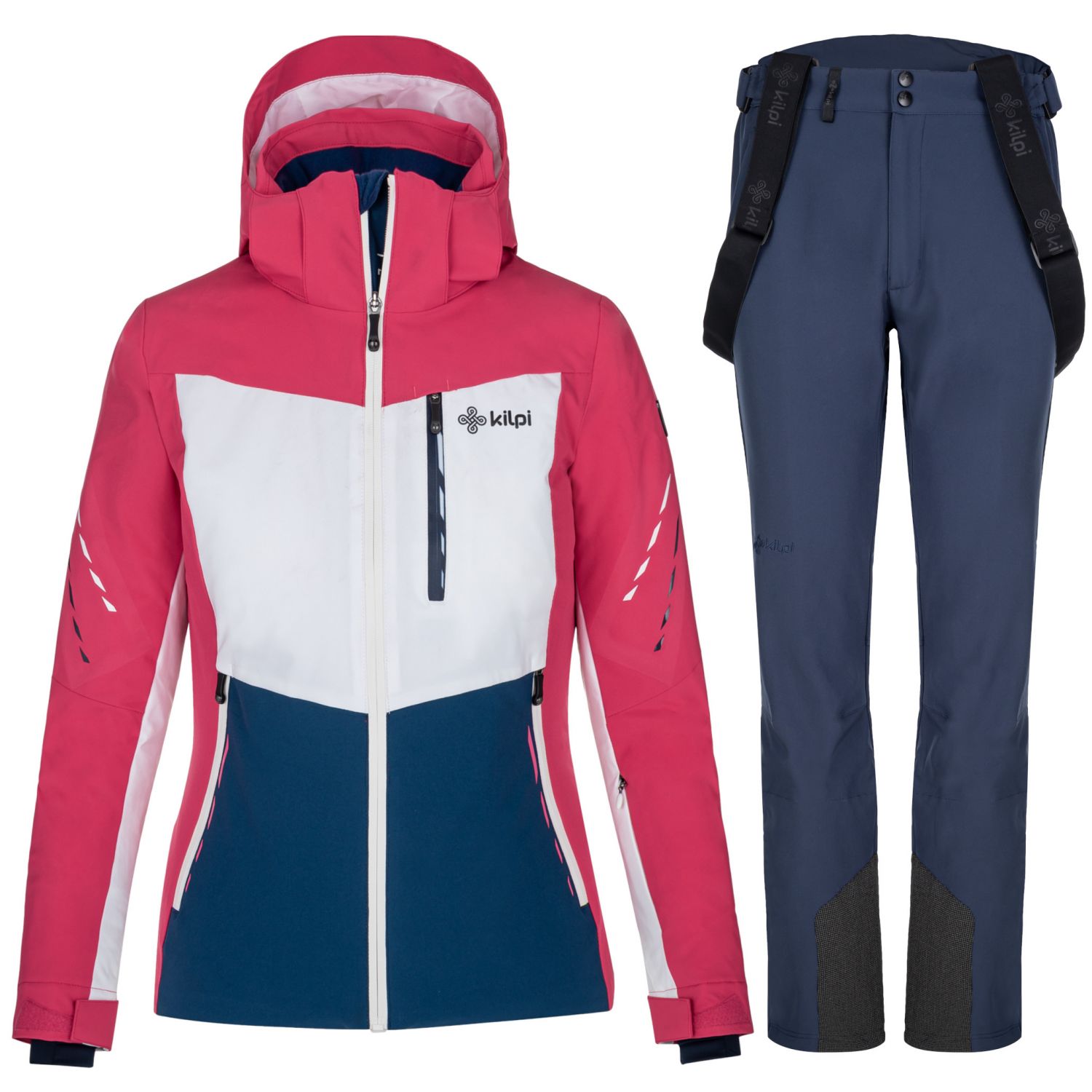 Kilpi Valera/Rhea, skisæt, dame, pink/blå