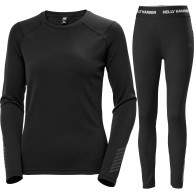 Helly Hansen Lifa Active sous-vêtements de ski, ensemble, femmes, noir