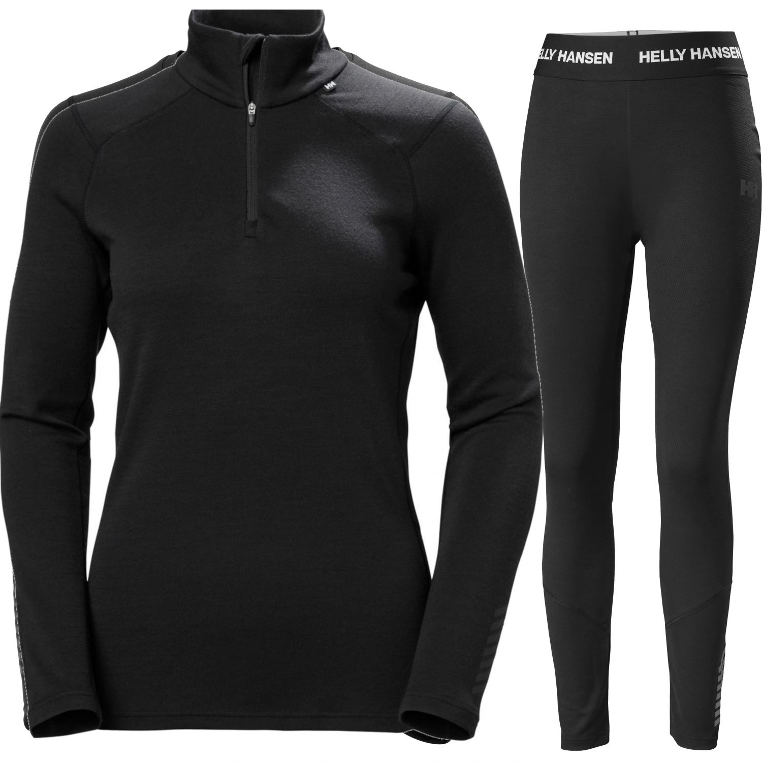 Helly Hansen Lifa Merino Midweight H/Z, set, Damen, schwarz