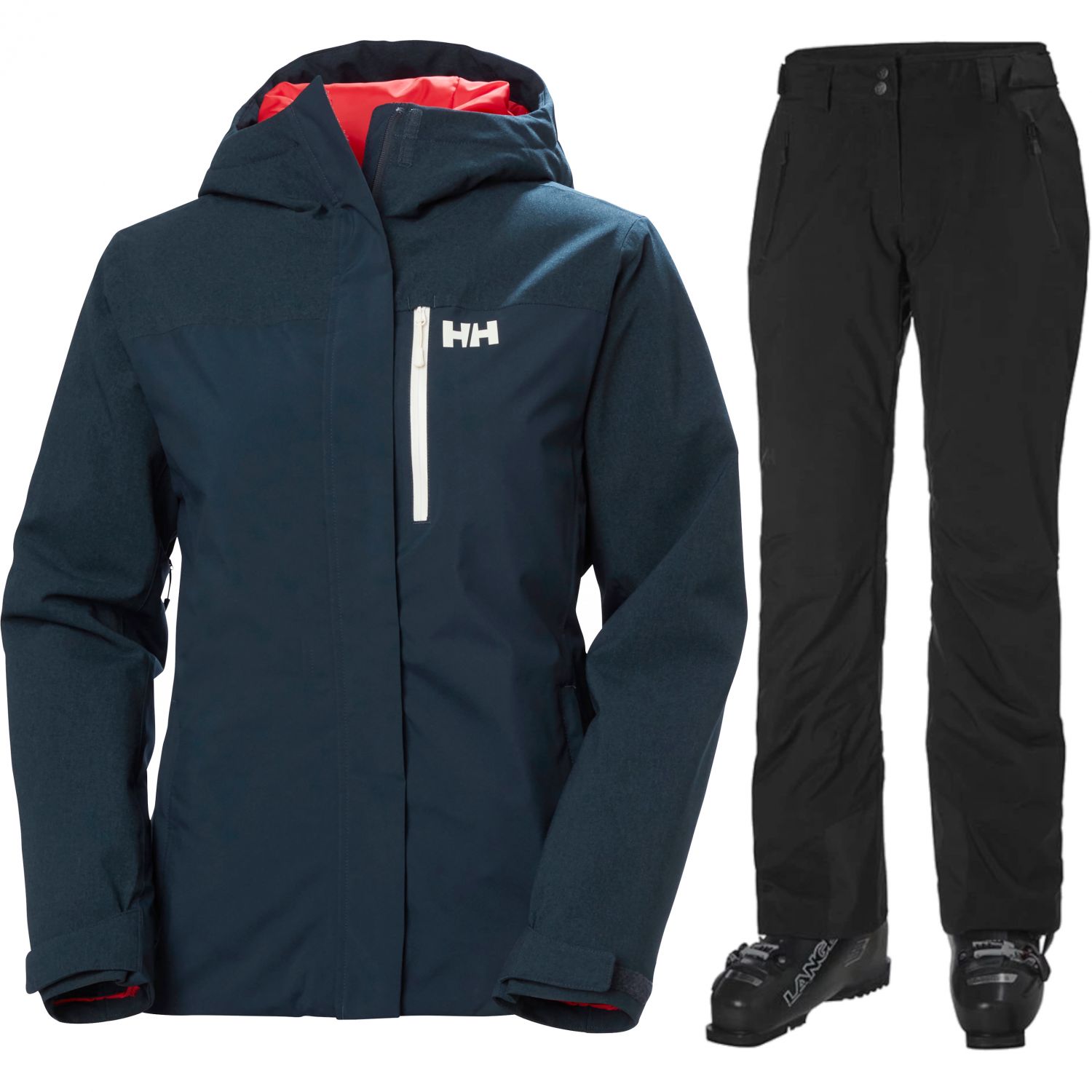 Helly Hansen Snowplay/Legendary Insulated, damskie, granatowy/czarny