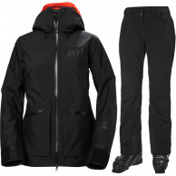 Helly Hansen Powderqueen/Legendary Skiset, Damen, zwart