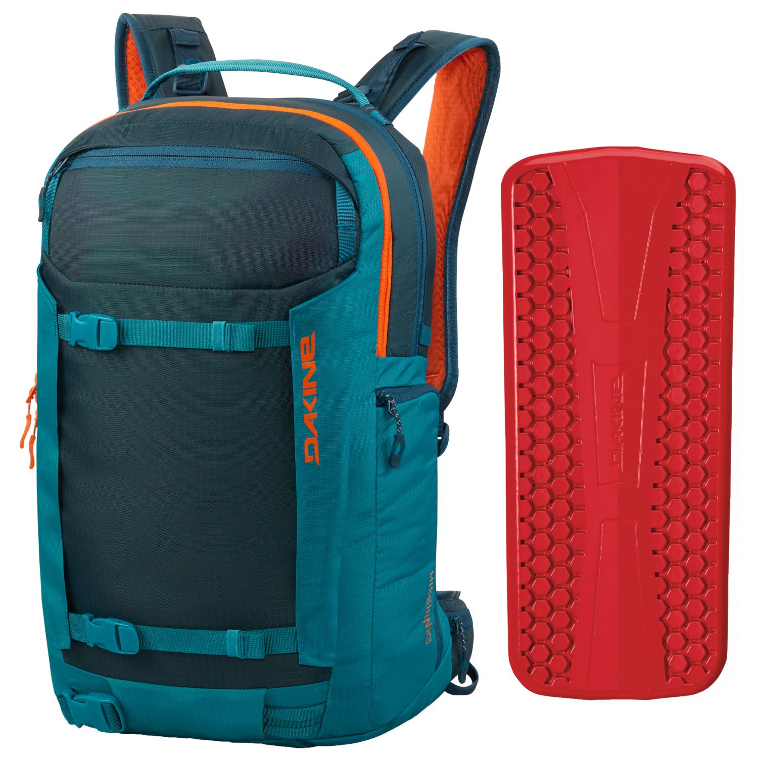 Dakine Mission Pro 25 + Impact Spine Protector, blau