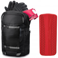 Dakine Mission Pro 25 + Impact Spine Protector, noir