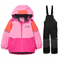 Helly Hansen K Rider 2.0 Ins, zestaw narciarski, junior, różowa/czarne