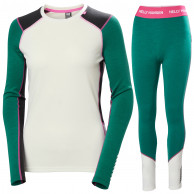 Helly Hansen Lifa Merino Midweight Crew, sett, dame, Emerald