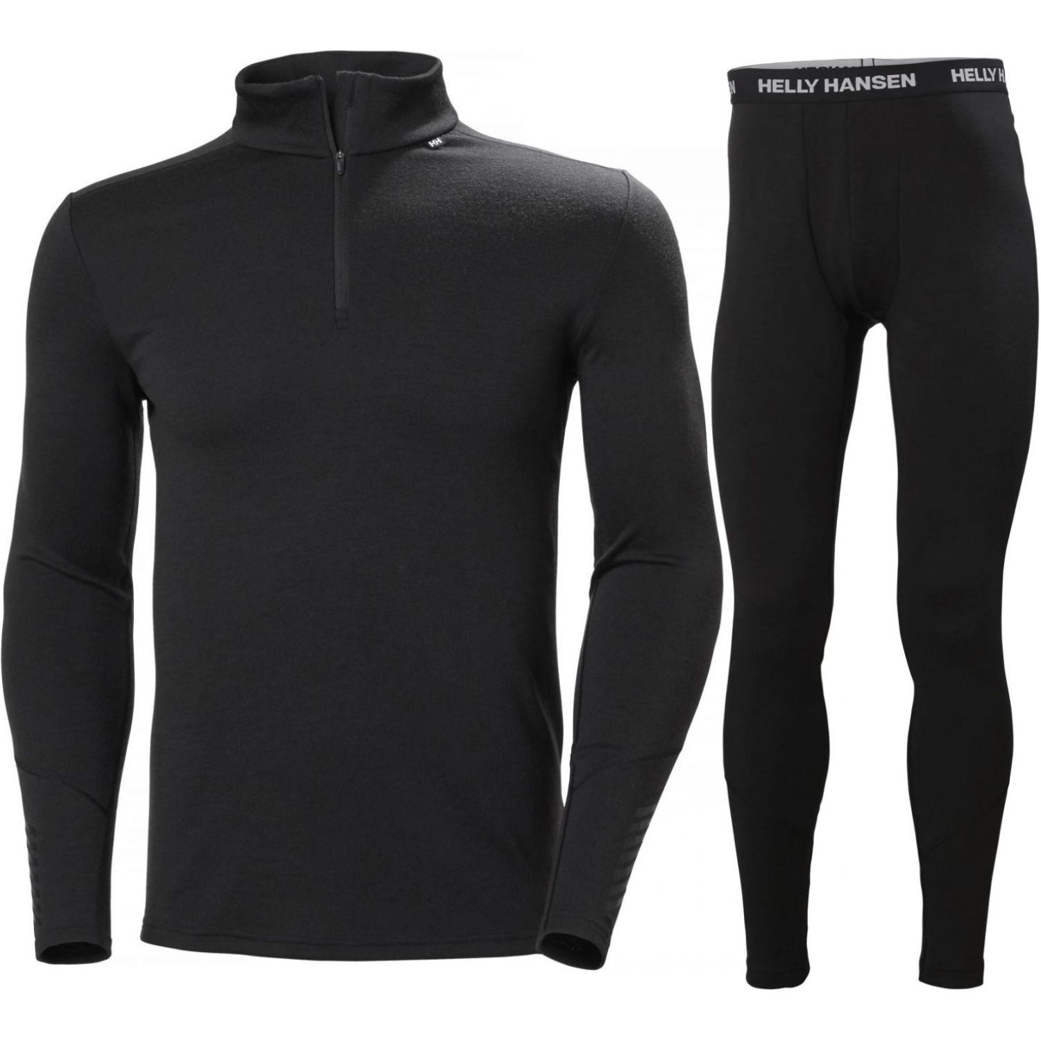 Helly Hansen Lifa Merino Midweight H/Z, sæt, herre, sort - DKK 869 - Spar 37%