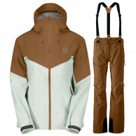 Scott Explorair 3L, Skisett, Dame, Fresh Green/Brown