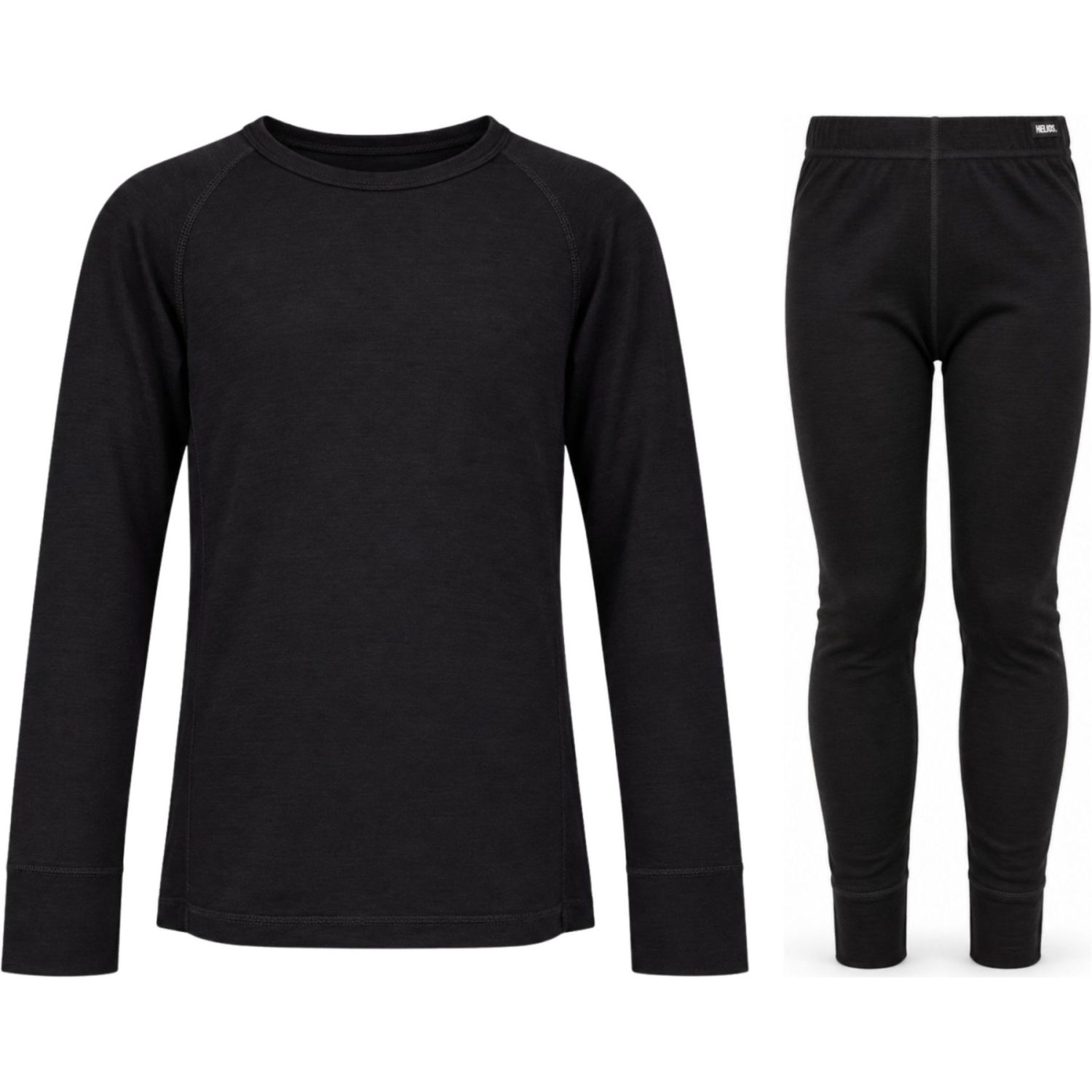 Helios Merino One, sæt, Junior, sort