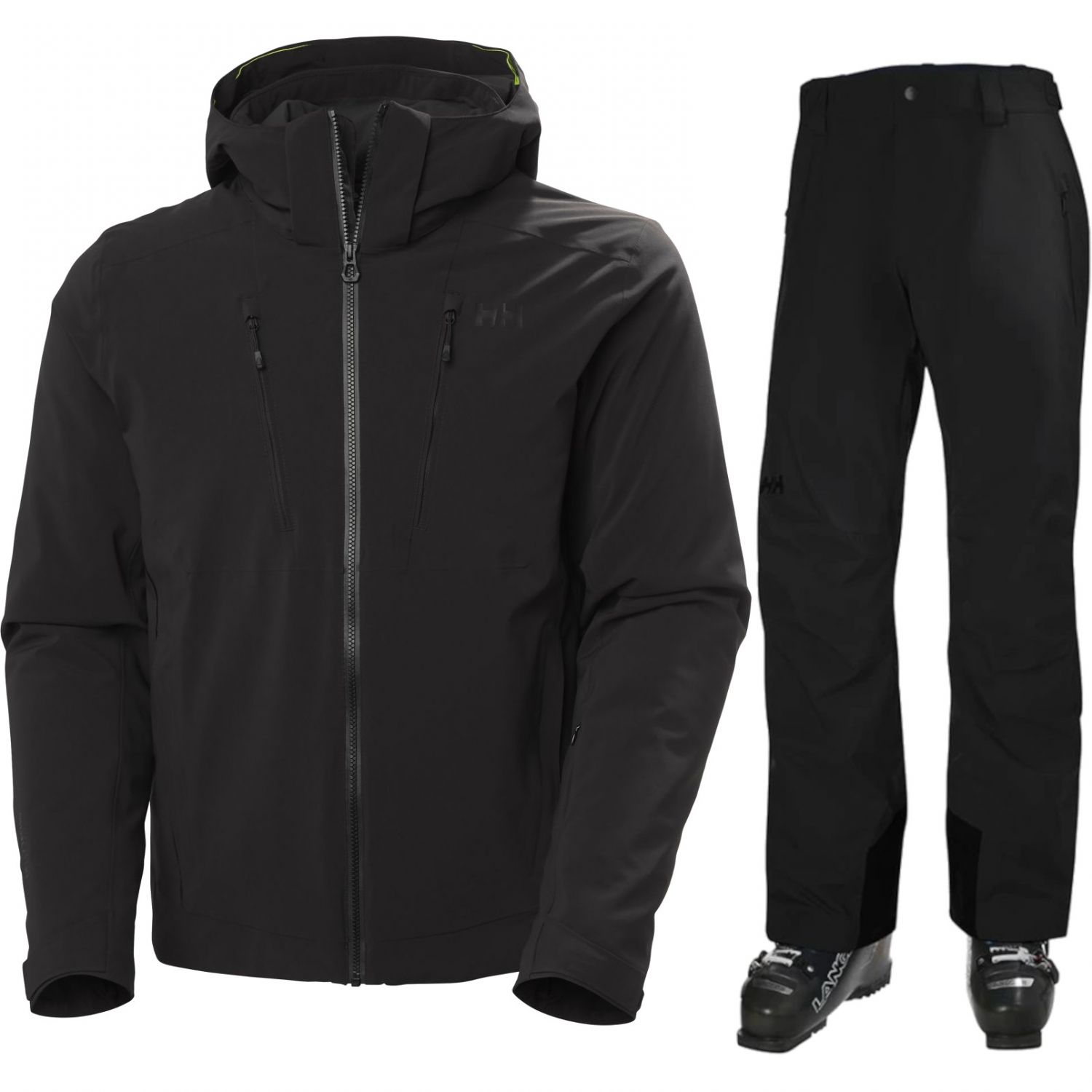 Helly Hansen Alpha/Legendary skiset, Herres, zwart