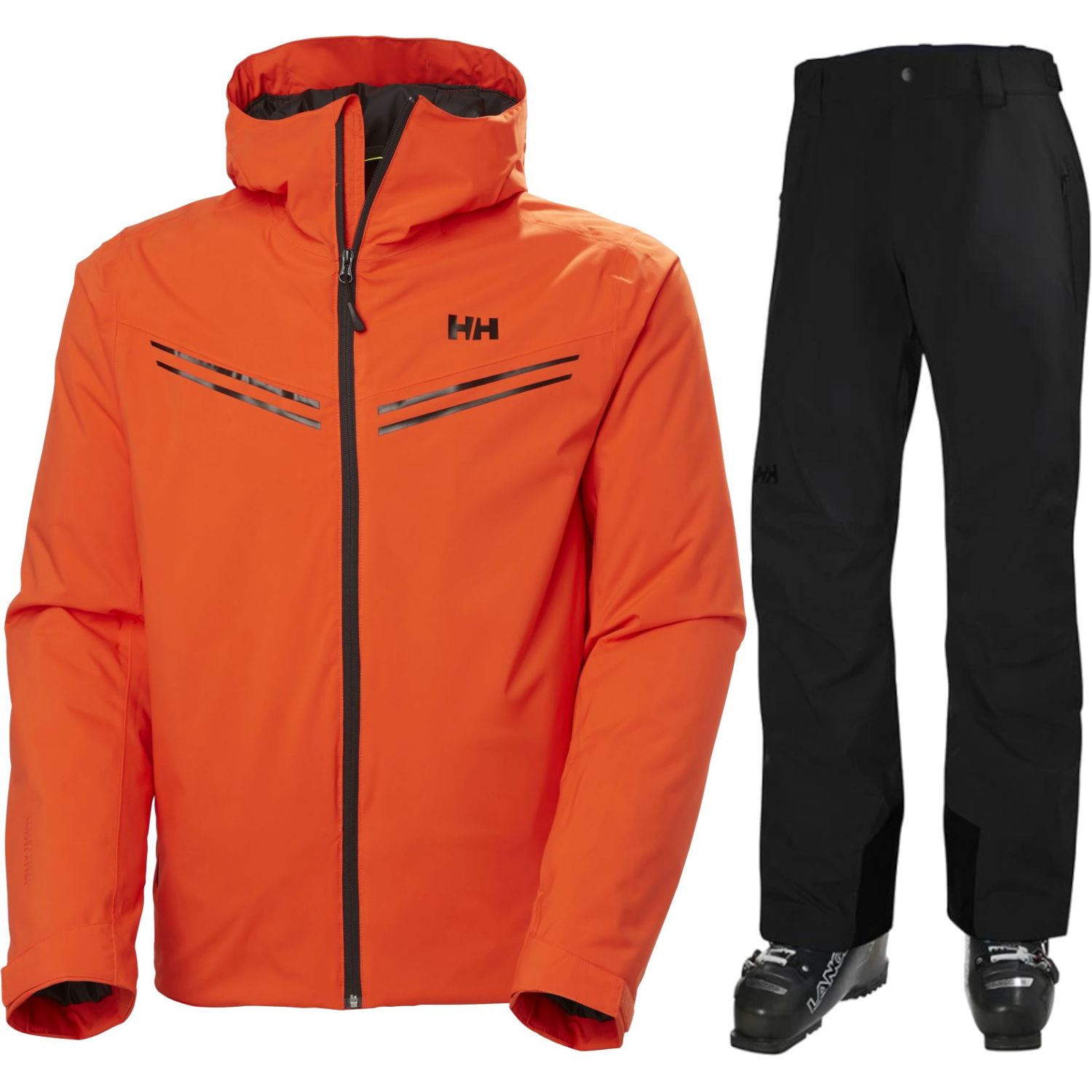 Helly Hansen Alpine/Legendary skisæt, Herre, orange/sort