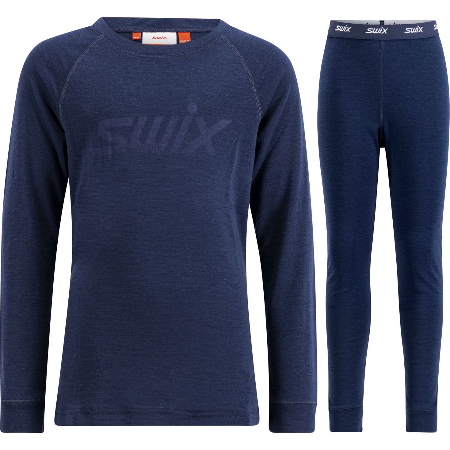 Swix RaceX Merino, Junior, bleu foncé