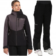 Kilpi Flip/Elare, ski set, dames, zwart