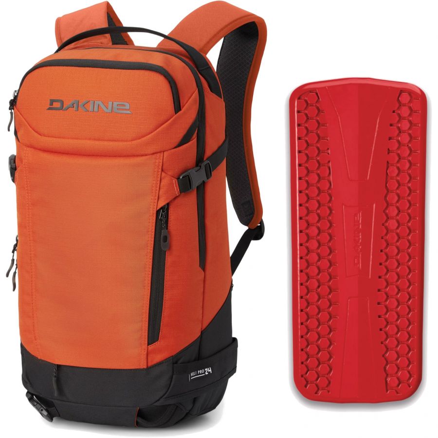 Dakine Heli Pro 24 + Impact Spine Protector, oranssi