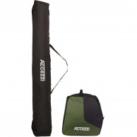 Accezzi Wagrain Ski Bag 170 cm + Accezzi Boot Bag mørkegrøn