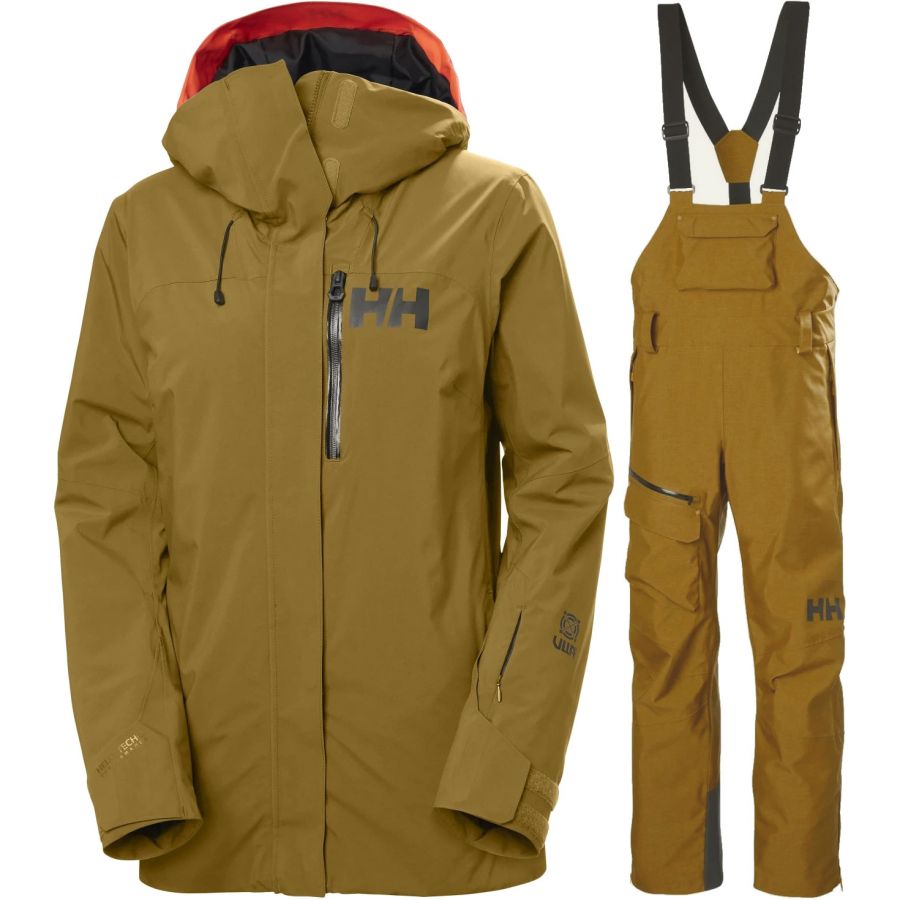 Helly Hansen Powshot/Powderqueen Skiset, naisten, lynx