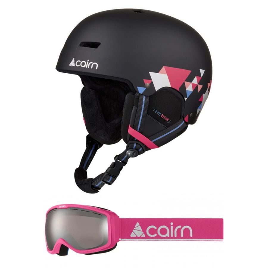 Offre spéciale : Casque de ski Cairn Darwin + masque Funk OTG, Junior