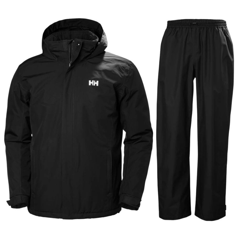 Helly Hansen Dubliner/HH Rain regenpak, heren, zwart