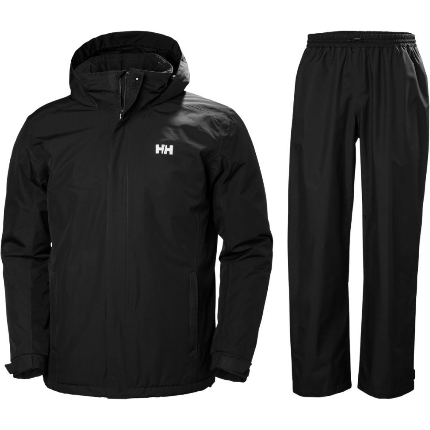 Helly Hansen Dubliner/HH Rain regenpak, heren, zwart