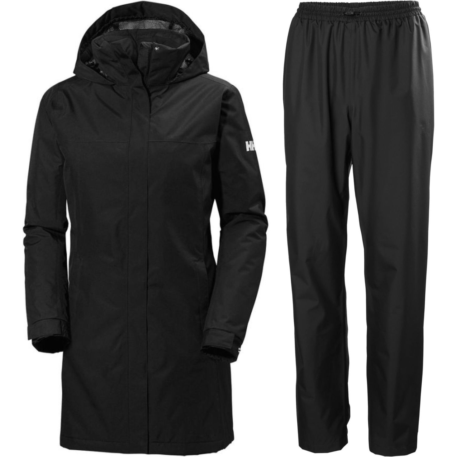 Helly Hansen Aden/HH regenpak, dames, zwart