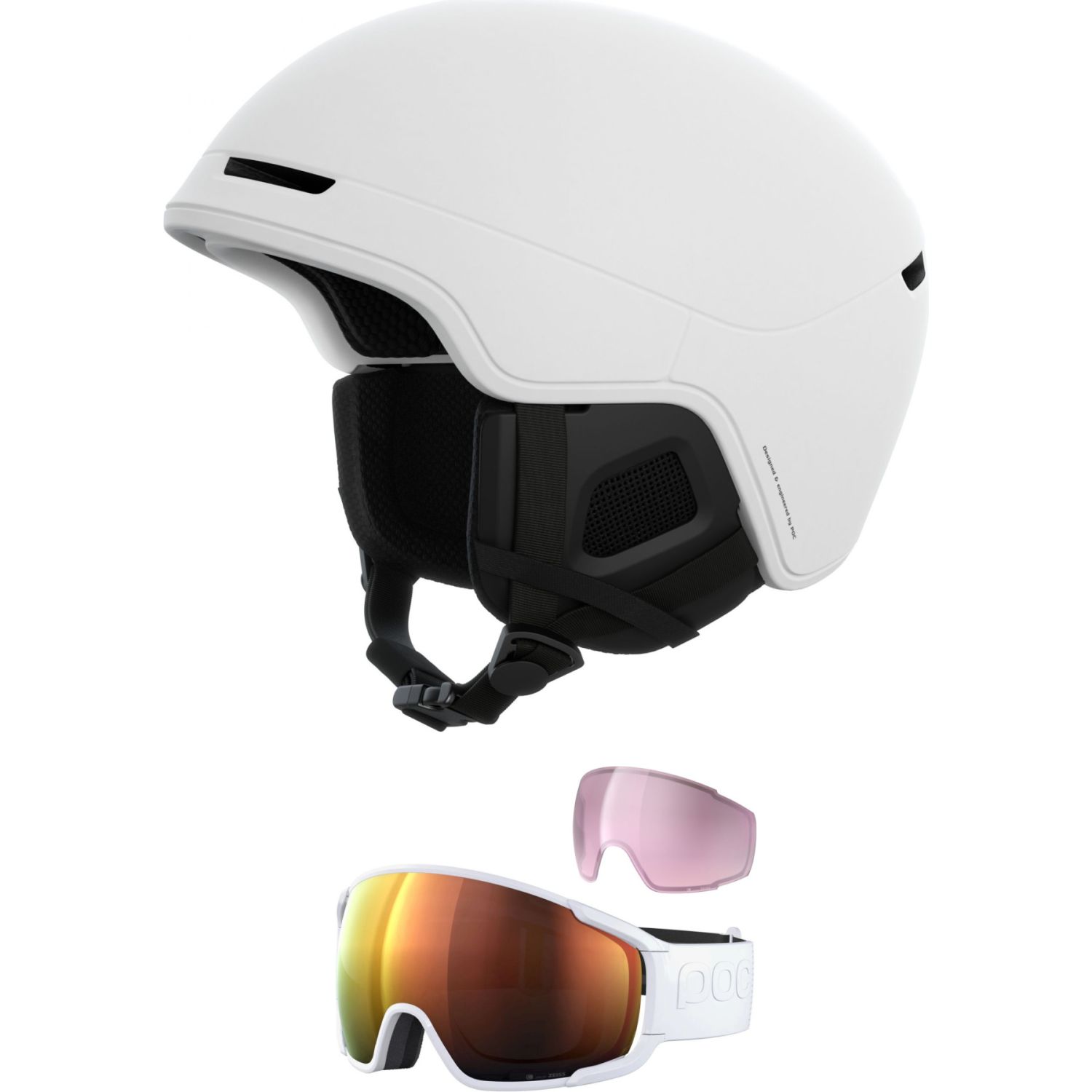 POC Obex Pure + Zonula sæt, hvid